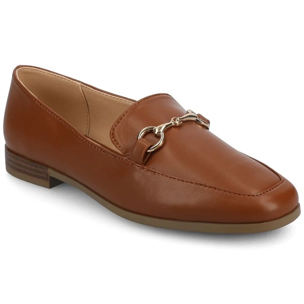 Journee Lacie Women's Slip On Square Toe Loafers, Size: 7